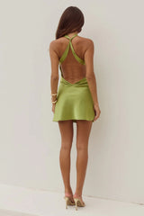 Chara Mini Dress - Olive
